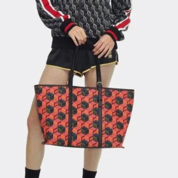 MCM jacquard shopper tote NWT - Picture 3 of 17